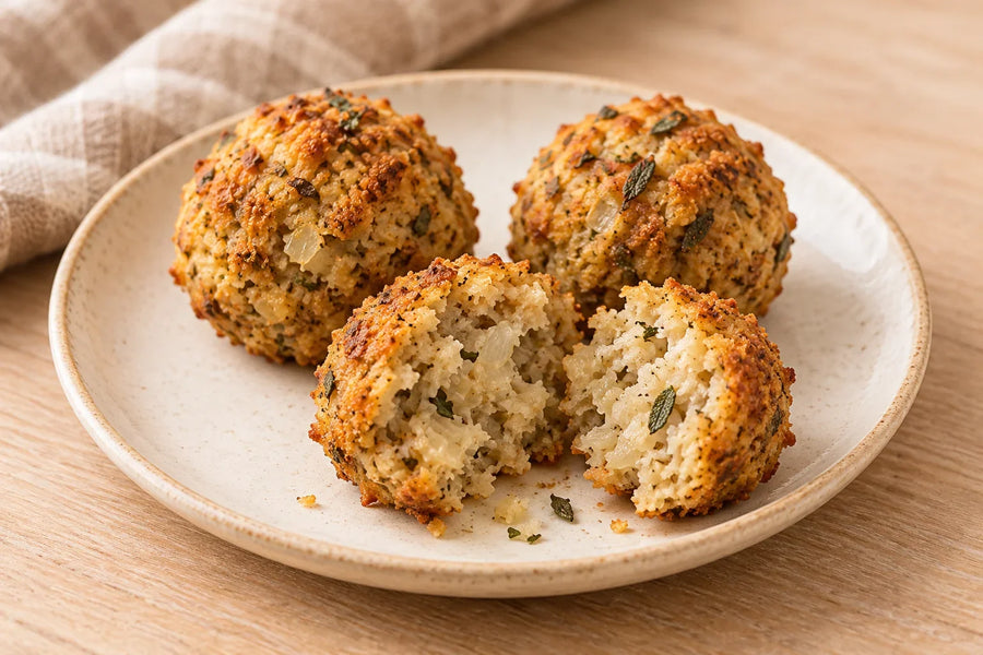 Air-Fryer Sage & Onion Stuffing Balls