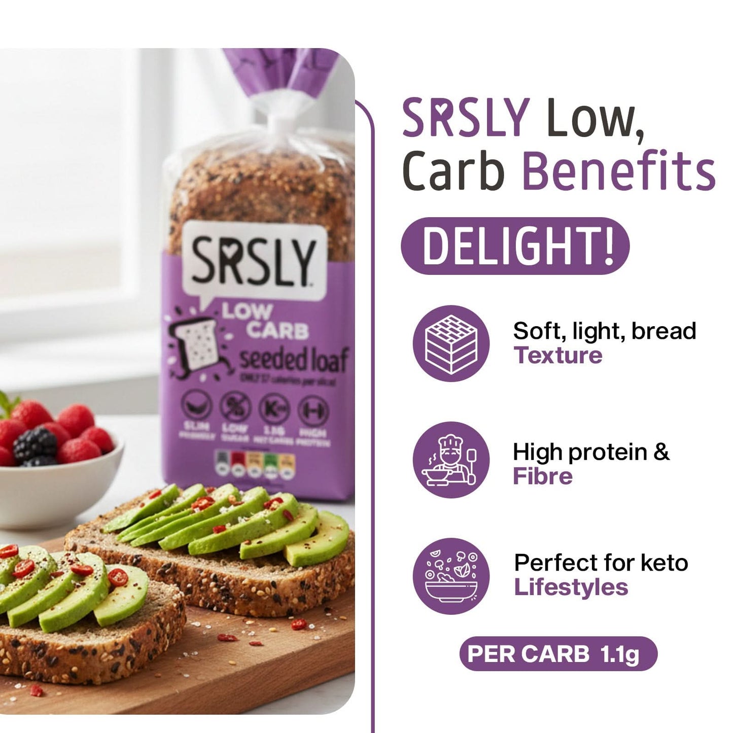 SRSLY Seeded Artisan Sliced Bread