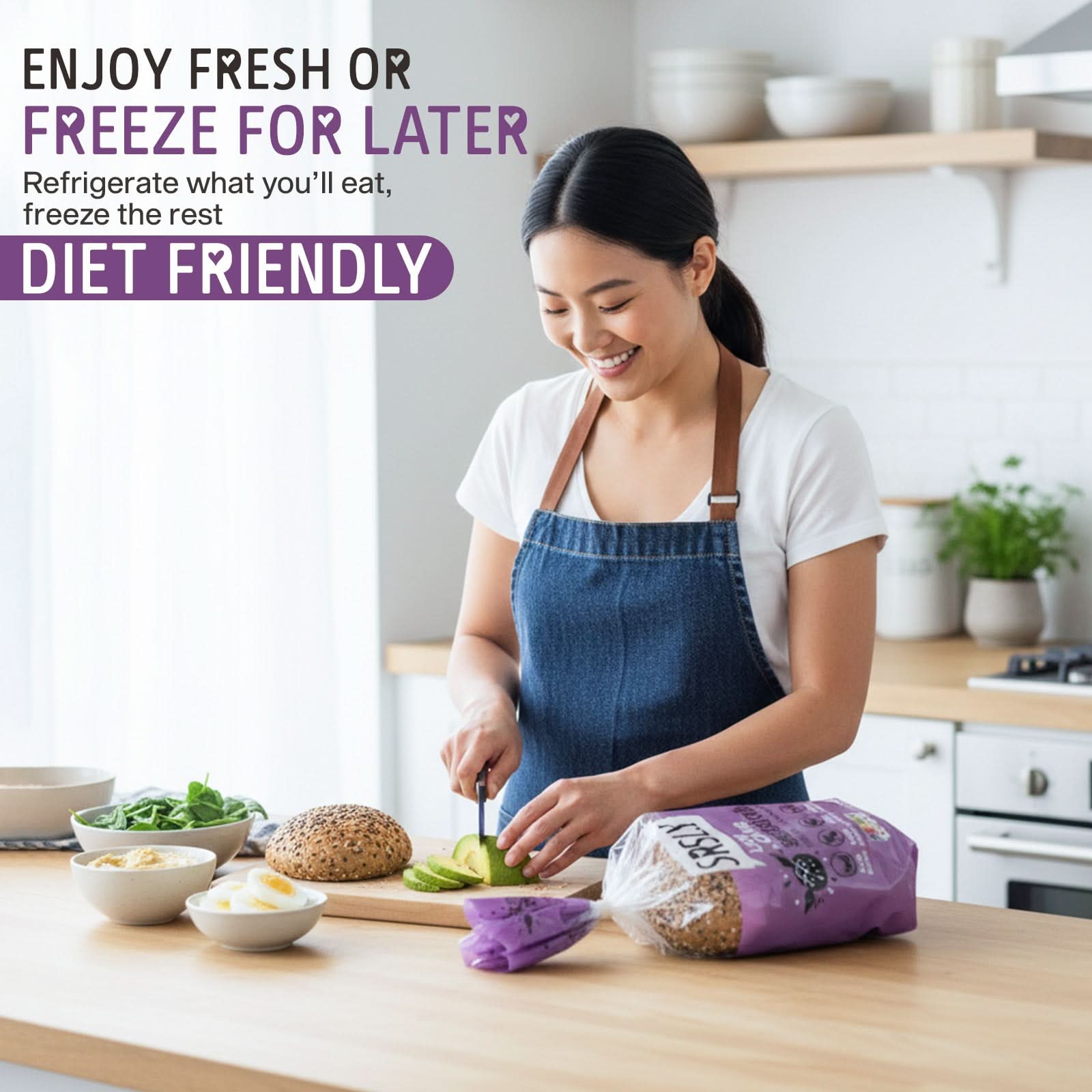 Seeded Artisan Bread Rolls x 4