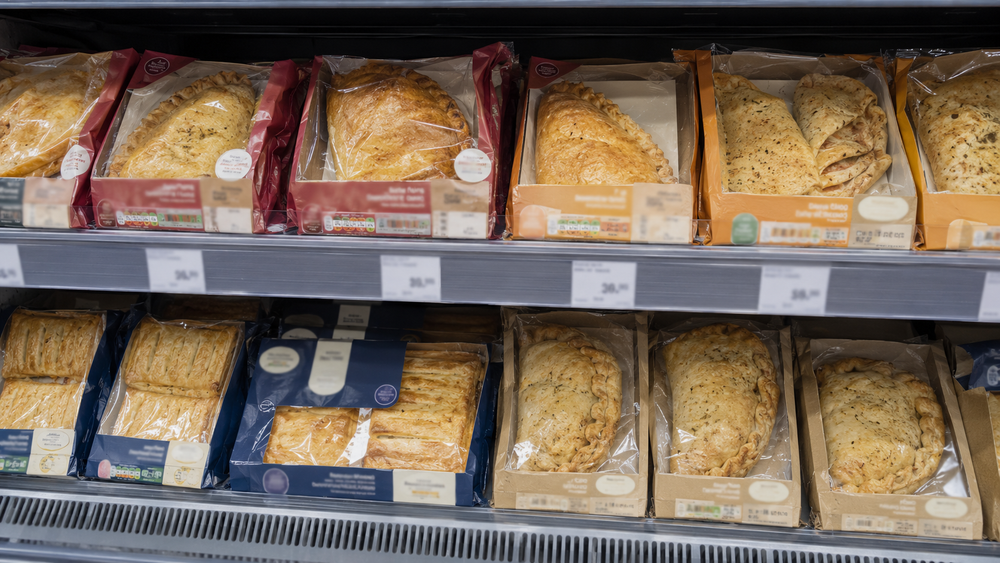Traditional high-street bakery pasty