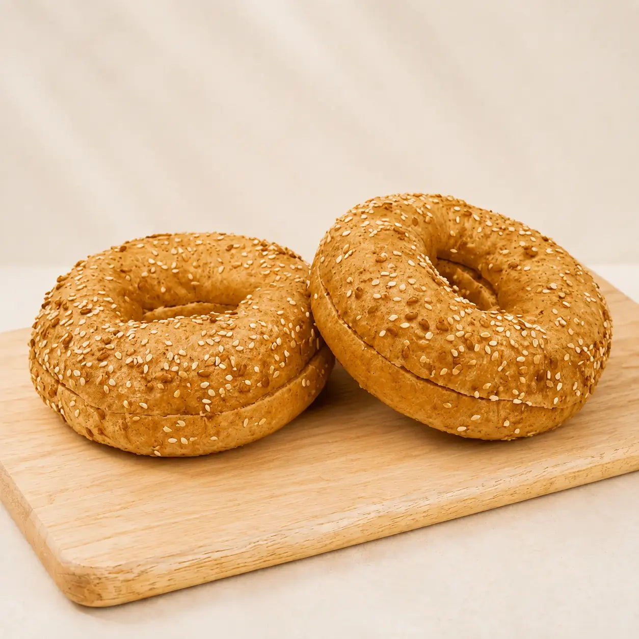 Sesame Bagels Sliced x 2