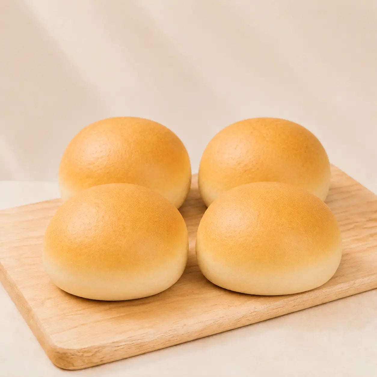 White Soft Bread Rolls x 4