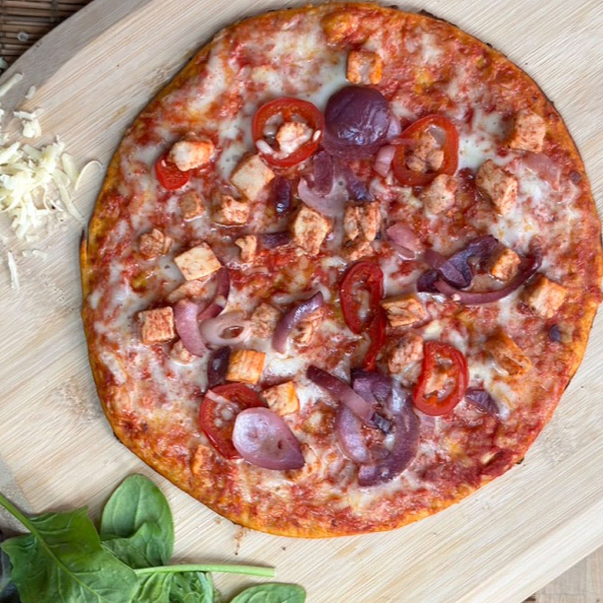 Chicken Pizza - SRSLYLowCarb