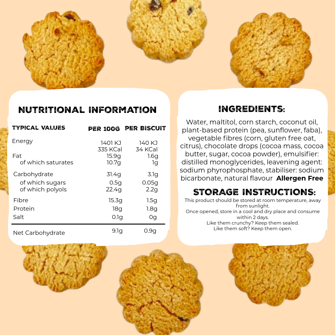 Chocolate Chip Biscuits 122g