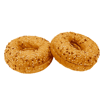 Sesame Bagels Sliced x 2