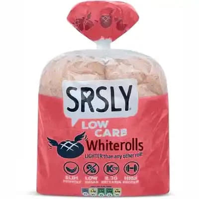 White Soft Bread Rolls x 4