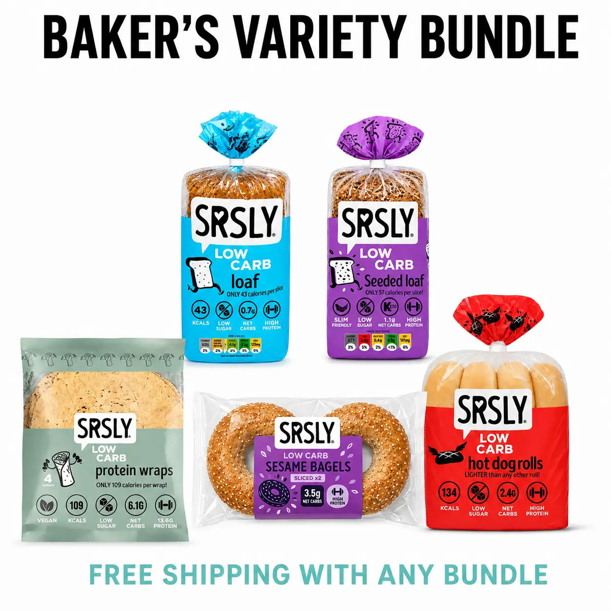 Low Carb High Protein Food Bundle