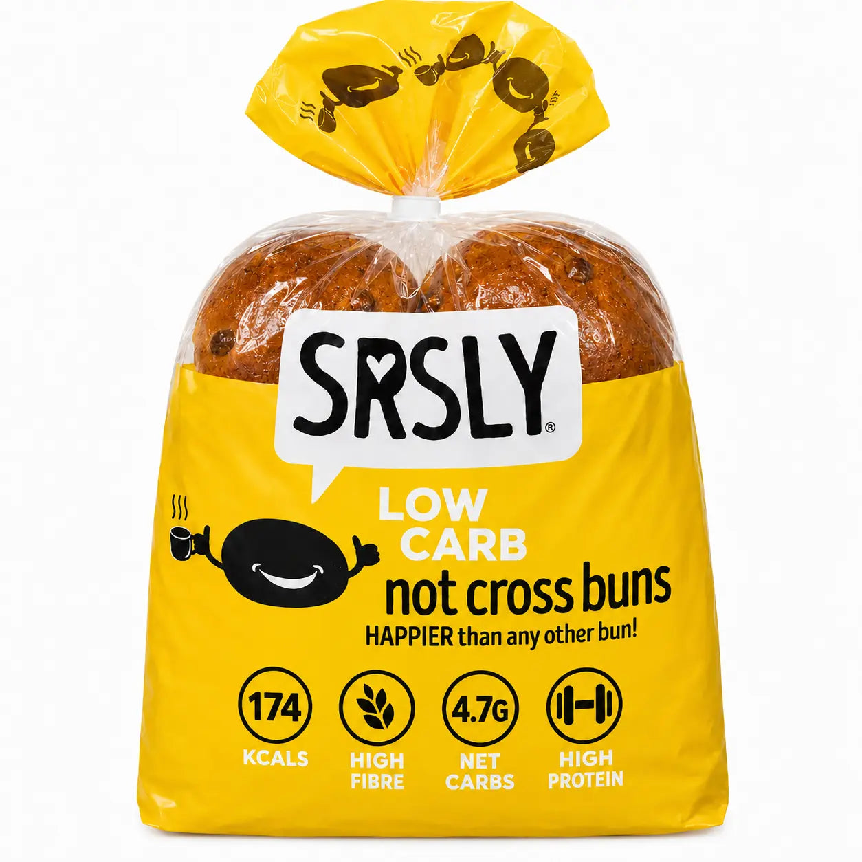 Not Cross Buns x 4